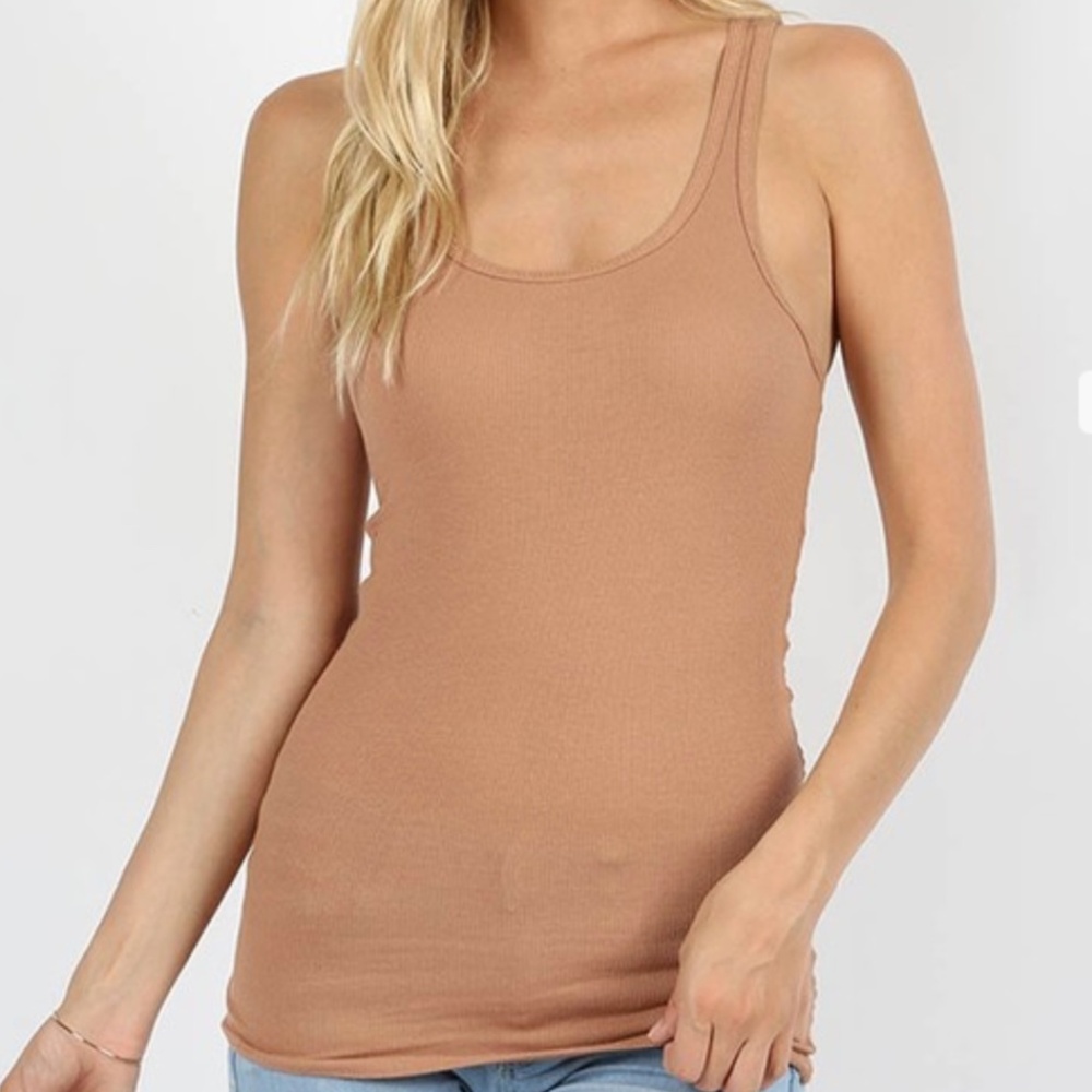 BEST Beater Tank Top - Egg Shell (Nude)